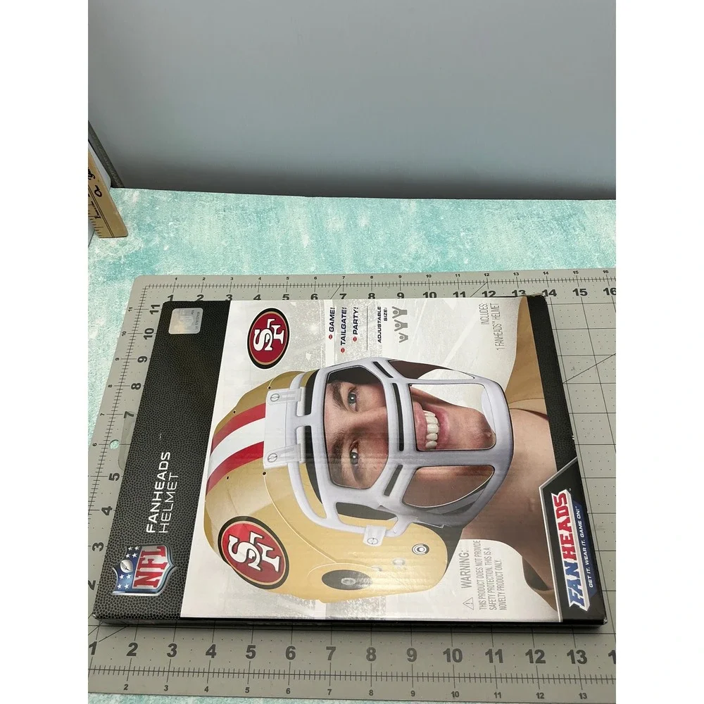 NFL San‎ Francisco 49ers Fanheads Helmet Adjustable Size Game Tailgate Party